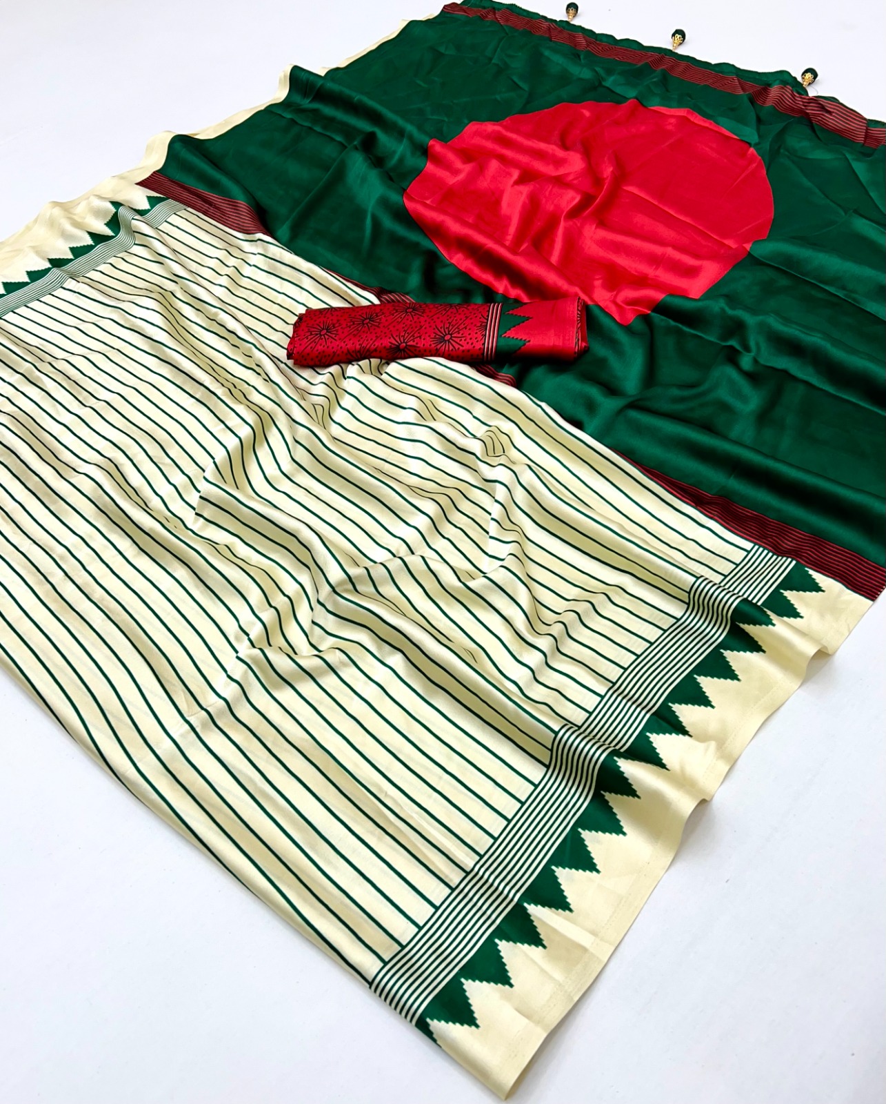 Ajrakh Luxe Semi Modal Saree